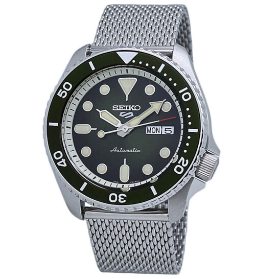 Seiko 5 sports Automatic Green Dial Men's Watch SRPD75K1