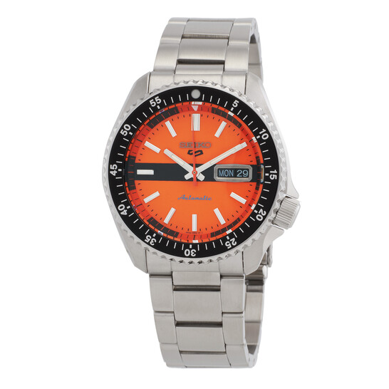 Seiko Sports Automatic Orange Dial Men's Watch K1 SRPK11