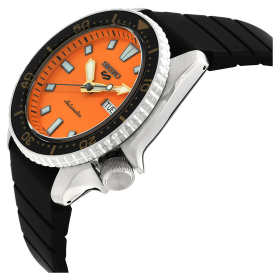 Seiko Sports Automatic Orange Dial Men's Watch SRPL89K1