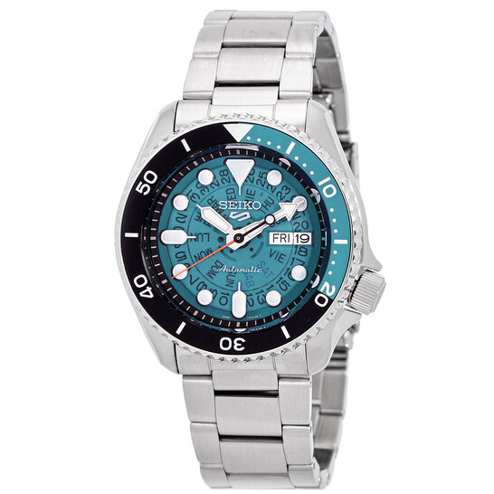 Seiko Sports Automatic Teal Dial Men's Watch SRPJ45K1