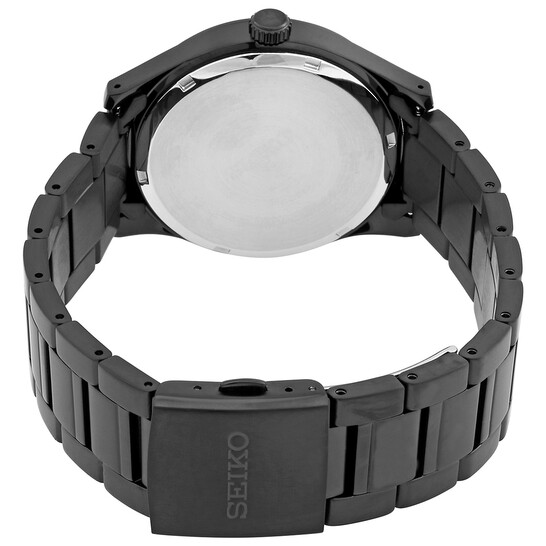 Seiko Big Date Quartz Black Dial Men's Watch SUR515P1