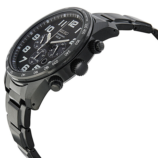 Seiko Chronograph Black Dial Men's Watch SSC231 029665173300