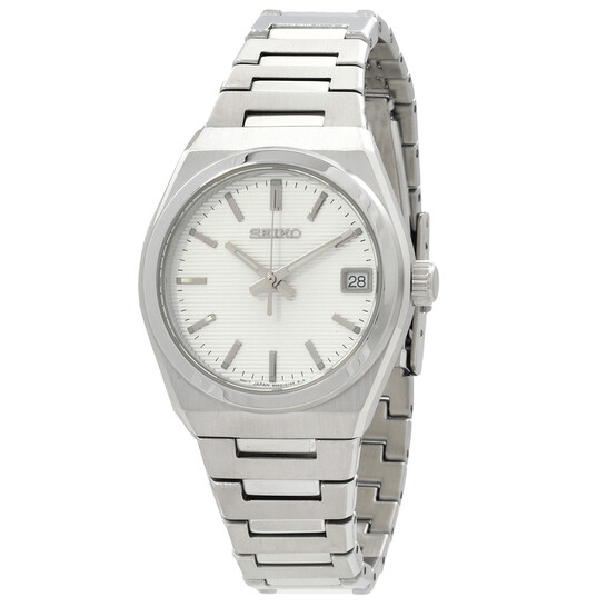 Seiko Classic Quartz White Dial Ladies Watch SUR573P1  display picture 2