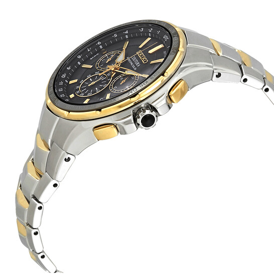 Seiko Coutura Men's Radio Sync Solor Chonograph Watch SSG010