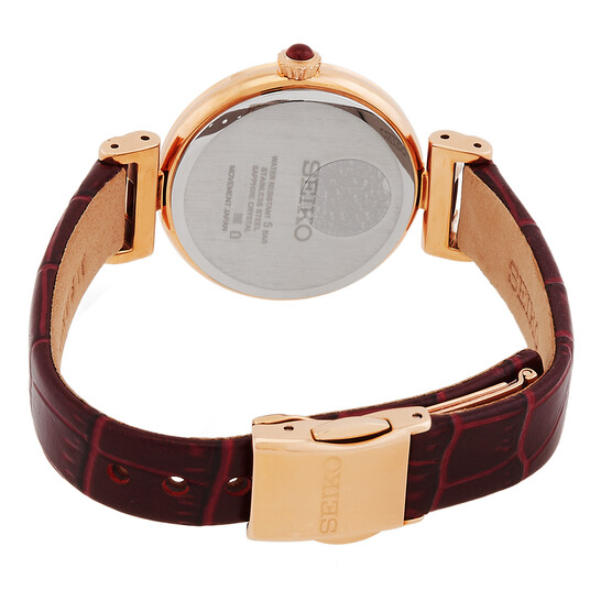 Seiko Dress Quartz Diamond Champagne Dial Ladies Watch