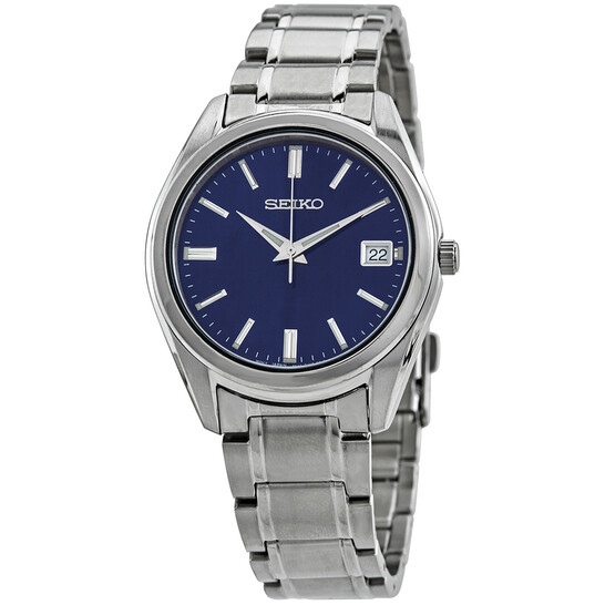 Seiko Essentials Quartz Blue Dial Ladies Watch SUR317