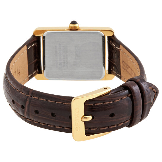 Seiko Essentials Quartz Light Champagne Dial Ladies Watch SWR066