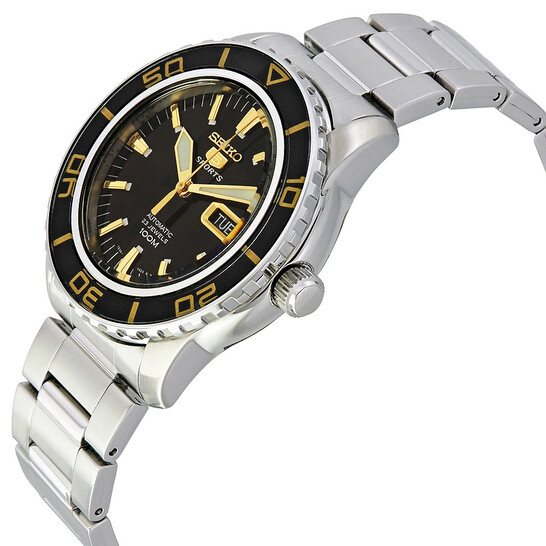 Seiko Fifty Five Fathoms Automatic Black Dial Men's Watch SNZH57