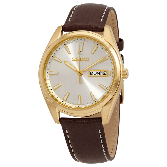 Seiko Neo Classic Quartz Champagne Dial Men's Watch SUR450P1