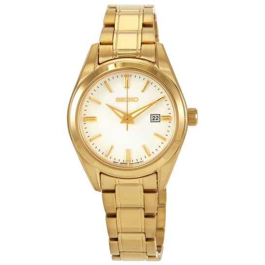 Seiko Neo Classic Quartz Silver Dial Ladies Watch SUR632P1  display picture 3