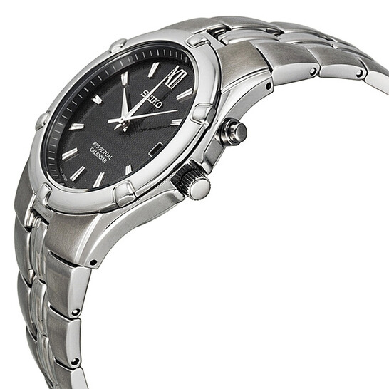 Seiko Perpetual Calendar Stainless Steel Men's Watch SNQ067