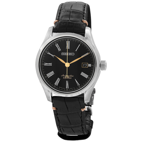 Seiko Presage Automatic Black Dial Men's Watch SARX029 - Watches
