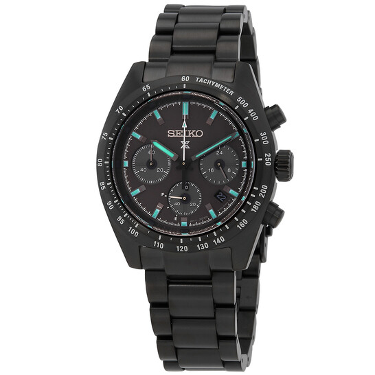 Seiko Prospex Speedtimer Chronograph Black Dial Men's Watch SSC917