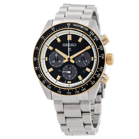 Seiko SeikoProspex Speedtimer Chronograph Black Dial Men's Watch SSC941P1
