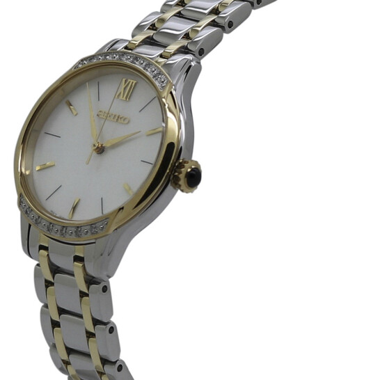 SEIKO レディース時計 Seiko Quartz Cream Dial Ladies Watch SRZ544P1 4954628243270