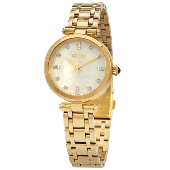 Seiko Quartz Crystal White Dial Ladies Watch SRZ536P1  display picture 1