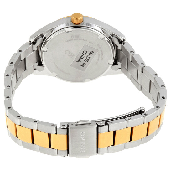 Seiko Quartz Gold Dial Two-tone Ladies Watch SUR354P1  display picture 1