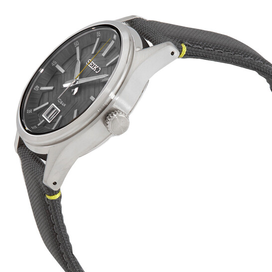 Seiko Quartz Grey Dial Men's Watch SUR543 4954628249074 - Watches