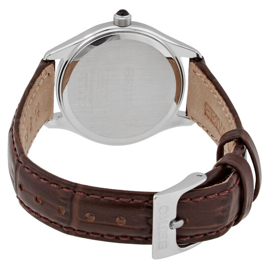 アナログ腕時計 SEIKO | Quartz White Dial Brown Leather Ladies Watch Seiko Quartz White Dial Brown Leather Ladies Watch SWR072P1