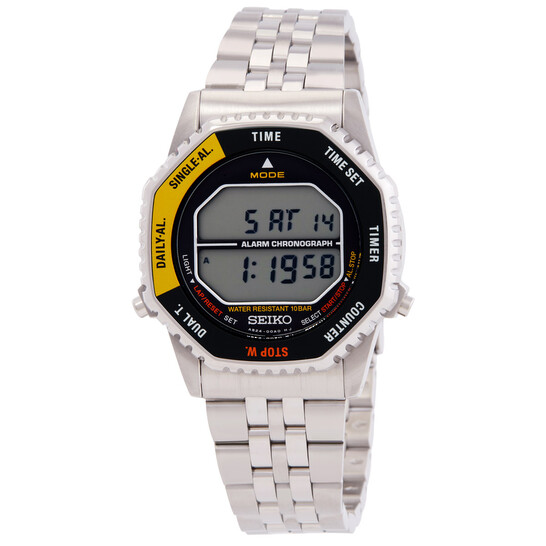 Seiko Rotocall Alarm Chronograph Quartz Digital Watch SMGG17P1