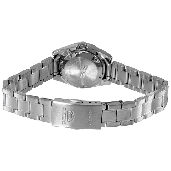 さつき Seiko 5 Silver Stainless Steel Automatic Men's Watch SNKK09