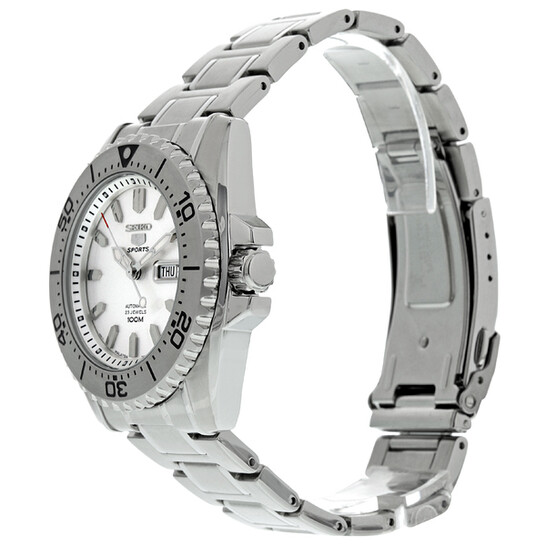 Seiko 5 Automatic White Dial Stainless Steel Men's Watch