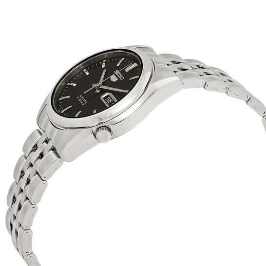 Seiko Series 5 Automatic Black Dial Men's Watch SNK361