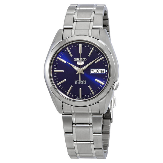seiko5 automatic 21jewels メンズ腕時計 Seiko Series 5 Automatic Blue Dial Men's Watch SNKL43 029665172587