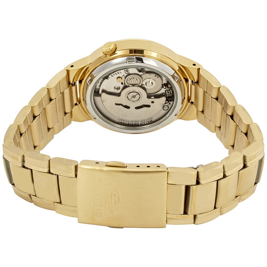 Seiko Series 5 Automatic Gold Dial Men's Watch SNKA10 - 546x546 Image #3