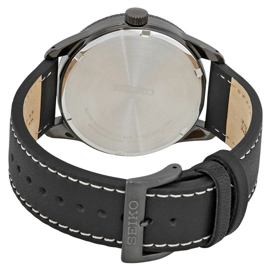 Leather Strap Seiko Sne477p1 Review Seiko Solar Black Dial Men's
