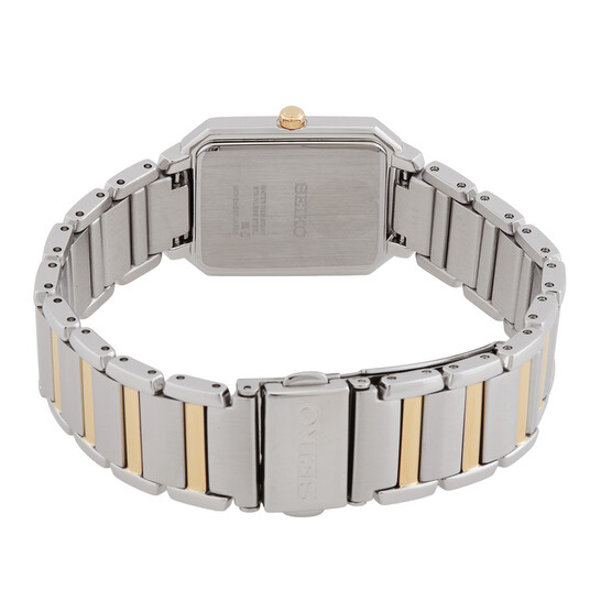 【SEIKO】Solar Mother of Pearl Dial Ladies Watch Seiko SUT371 Solar Powered Ladies Dress Watch with Mother of