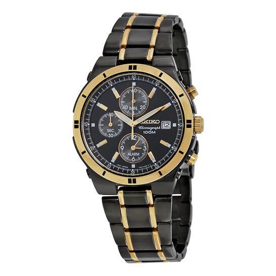 【美品】SEIKO クロノグラフ SNAA30 ブラック/ゴールド 美品】SEIKO クロノグラフ SNAA30 ブラック/ゴールド - メルカリ