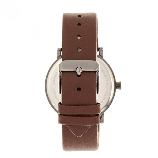 Simplify The 6200 Grey Dial Brown Leather Watch SIM6205 - 546x546 Image #2