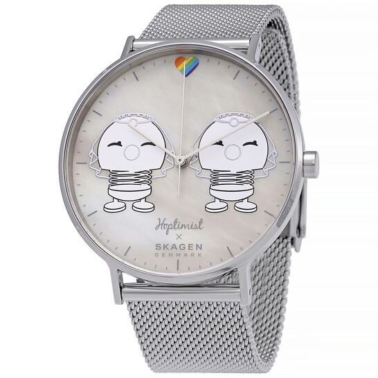 Skagen Aaren Brides Quartz White Mother of Pearl Dial Ladies  display picture 1