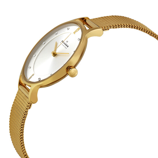 Skagen Anite Silver Dial Gold-tone Mesh Ladies Watch SKW2150 Skagen Anite Silver Dial Gold-tone Mesh Ladies Watch SKW2150 - 546x546 Image #2