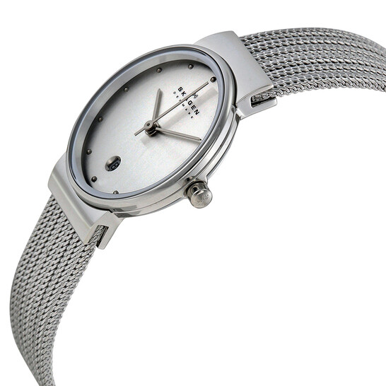 Skagen Stainless Steel Chrome Ladies Watch 355SSS1  display picture 3