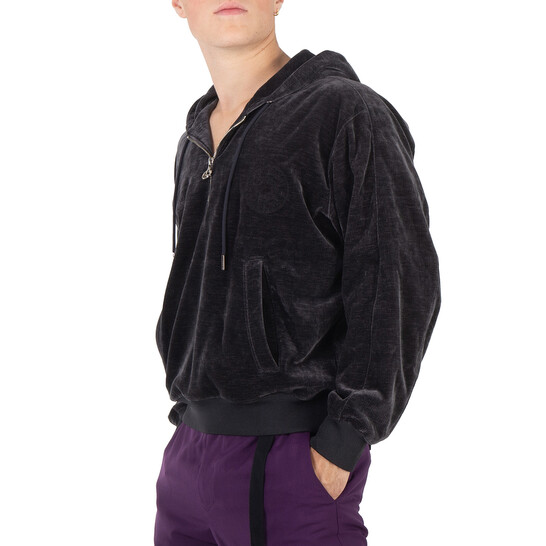 SLY PIPING VELOUR HALF ZIP スウェット Supreme Stripe Velour Half Zip Pullover (FW20) - $118