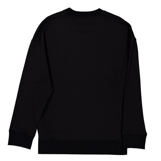 Stella McCartney Black Rhinestone Logo Sweatshirt, Size XX-Small