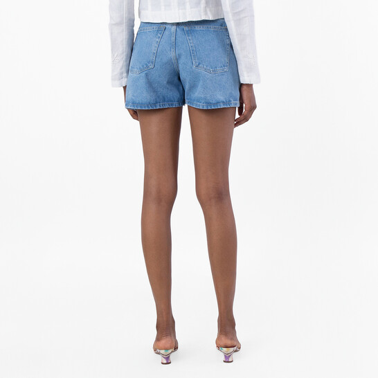 Stella Mccartney Boucle Denim Shorts, Size 25 - 546x546 Image #4