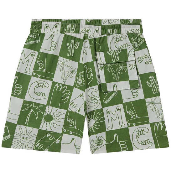 Stella Mccartney Kids Checkboard Skater Print Shorts, Size 8 Stella Mccartney Kids Checkboard Skater Print Shorts, Size 8 - 546x546 Image #2