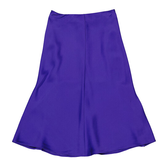 Stella McCartney Ladies Violet Double Satin Midi Slip Skirt, Brand