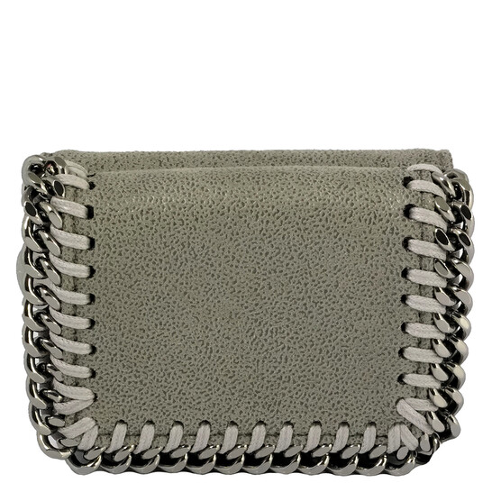 Stella McCartney Light Grey Ladies Falabella Small Flap Stella McCartney Light Grey Ladies Falabella Small Flap