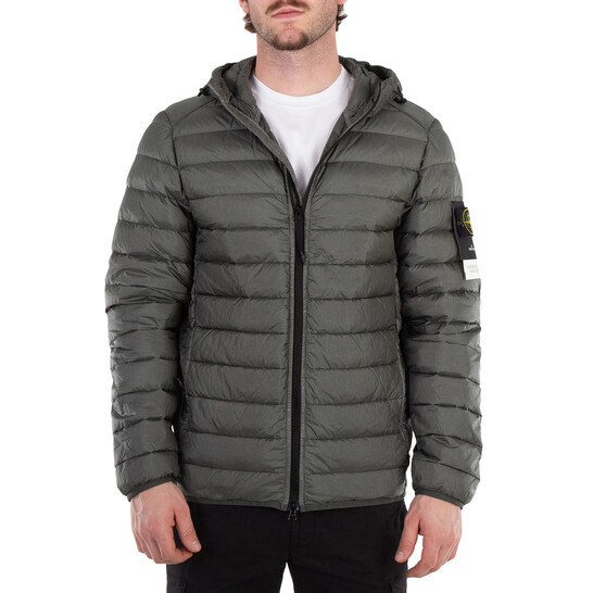 Stone Island Lightweight Hooded Down Jacket, Size Small 801540124 