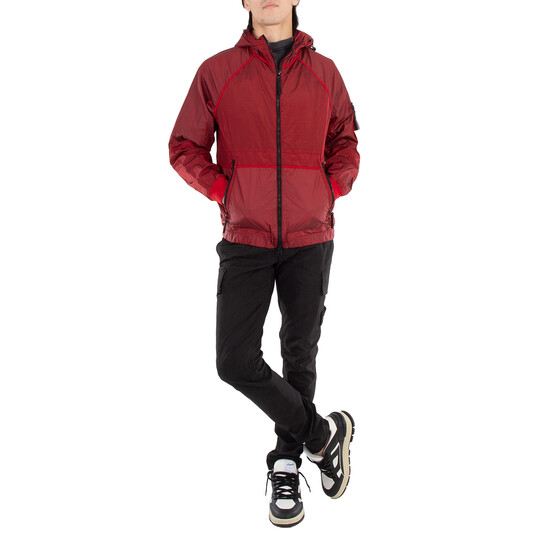 Stone Island Lightweight Hooded Jacket, Size Small 801542020