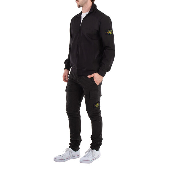 Stone Island Logo-Appliqued Stretch-Nylon Jacket, Size Small