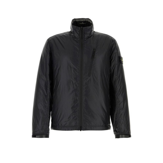 Stone Island Men's Black Light Packable Blouson With Hood