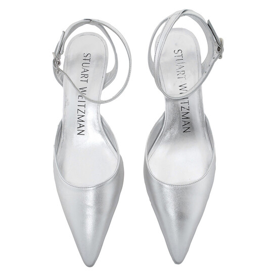Stuart Weitzman Barelythere 50 Kitten Heel Pumps, Brand Size 35 ( US Size 4.5 ) - 546x546 Image #3