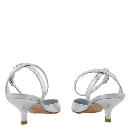 Stuart Weitzman Barelythere 50 Kitten Heel Pumps, Brand Size 35 ( US Size 4.5 ) - 546x546 Image #4