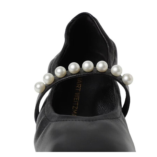 Stuart Weitzman Goldie Leather Ballet Flats, Brand Size 36 ( US Size 5.5 ) - 546x546 Image #4