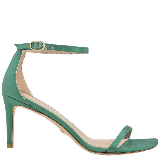 サンダル・ミュール STUART WEITZMAN 'Plume' sandals Green SD582 サンダル・ミュール STUART WEITZMAN 'Plume' sandals Green